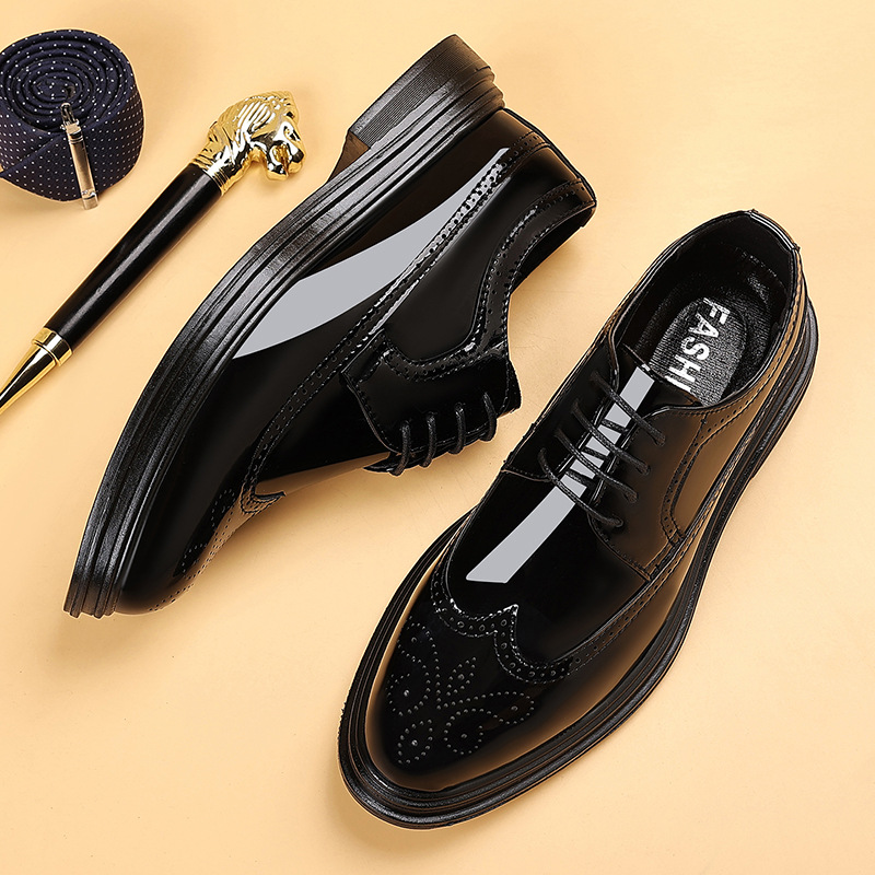 Young Men'S Grooming - Eleganckie skórzane buty brogsy z perforacją