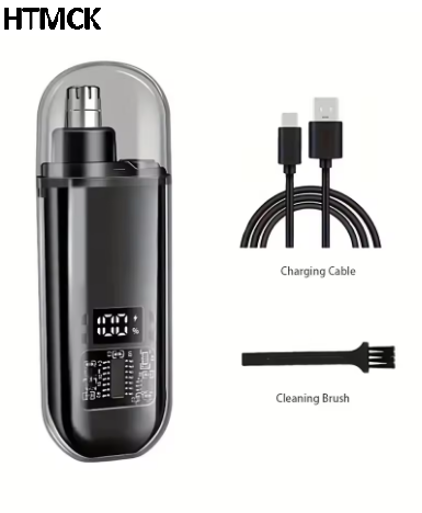 Mens Grooming Kit Bag - Akumulatorowy trymer do nosa i uszu