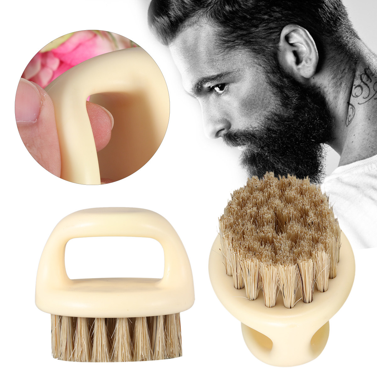 Zestaw 2 szczotek do brody dla – Men'S Grooming Gifts recenzja i cena