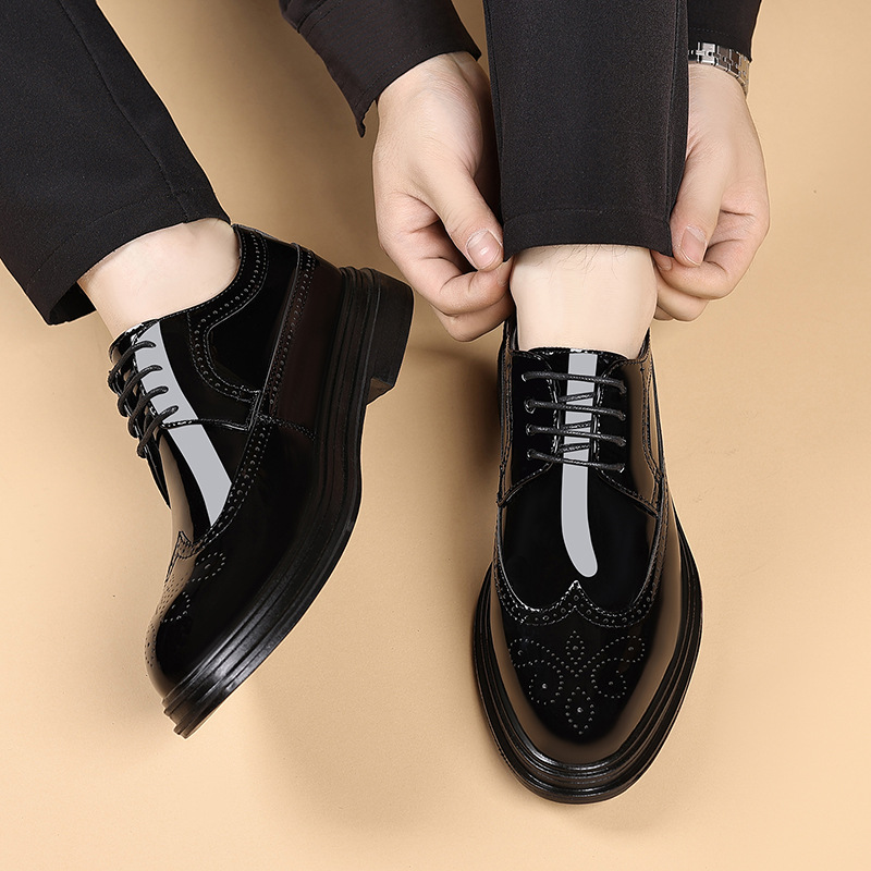 Eleganckie skórzane buty brogs – Young Men'S Grooming recenzja i cena