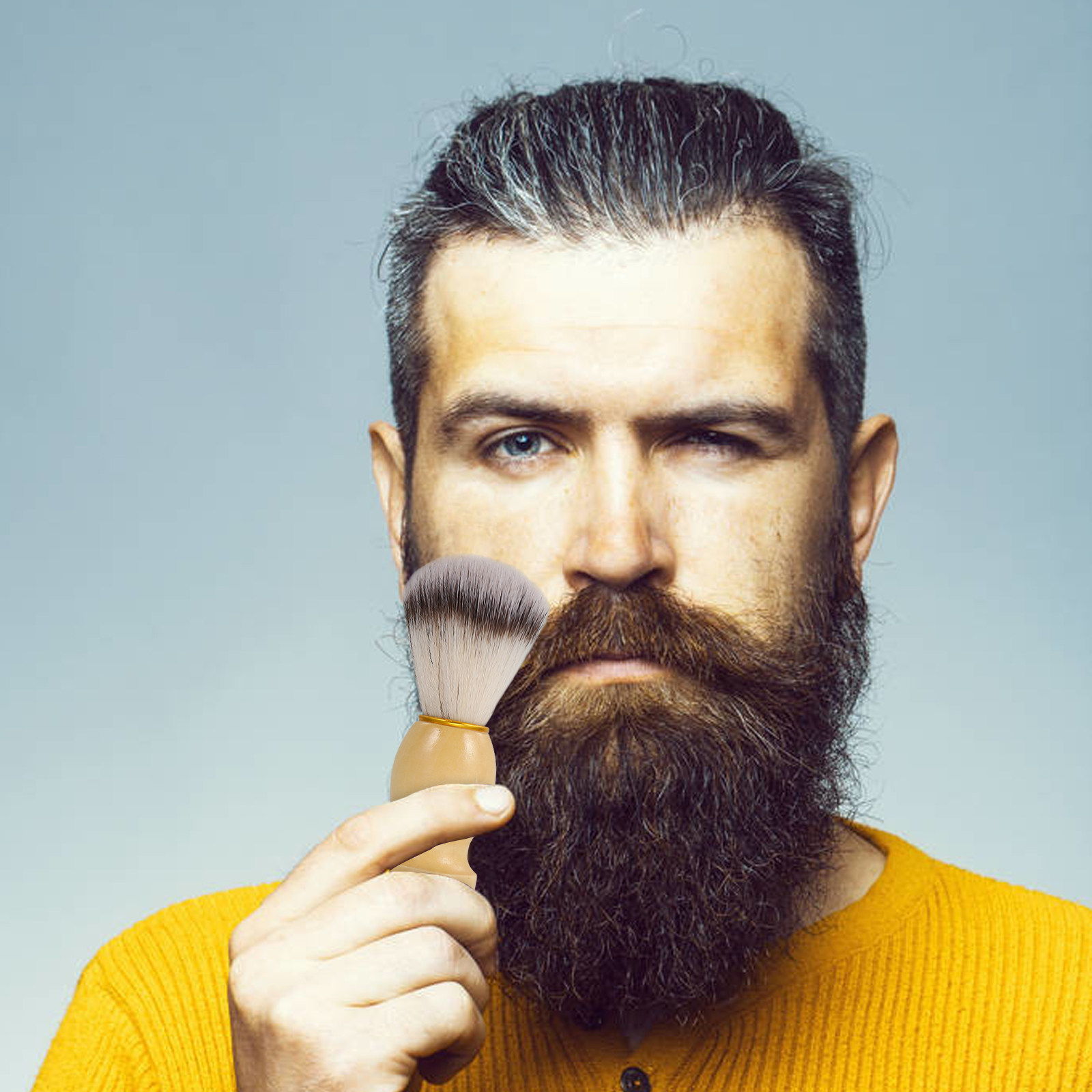 Zestaw do golenia ze stali nie – Shaving Brush Set recenzja i cena